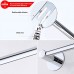 Gricol Towel Bar Self Adhesive 24-inch Bathroom SUS 304 Stainless Steel Wall Shelf Rack Hanging Towel Stick Polished Finish (Silver) - B07D777DY7